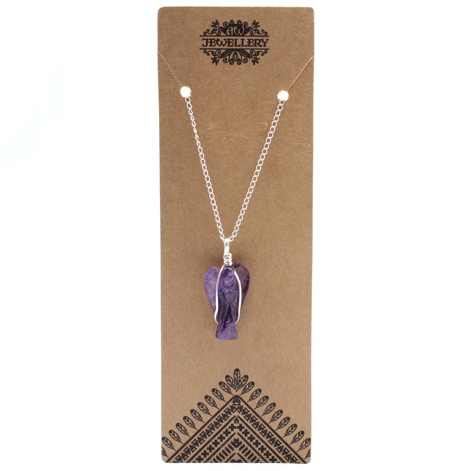 bG9jYWw6Ly9tZWRpYS85Ry9KRS82MFIzMEMxRzZSUktKRTlHLzk2YWZkOWZkLmpwZWc.jpg Gemstone Guardian Angel Pendant - Amethyst - Image 3