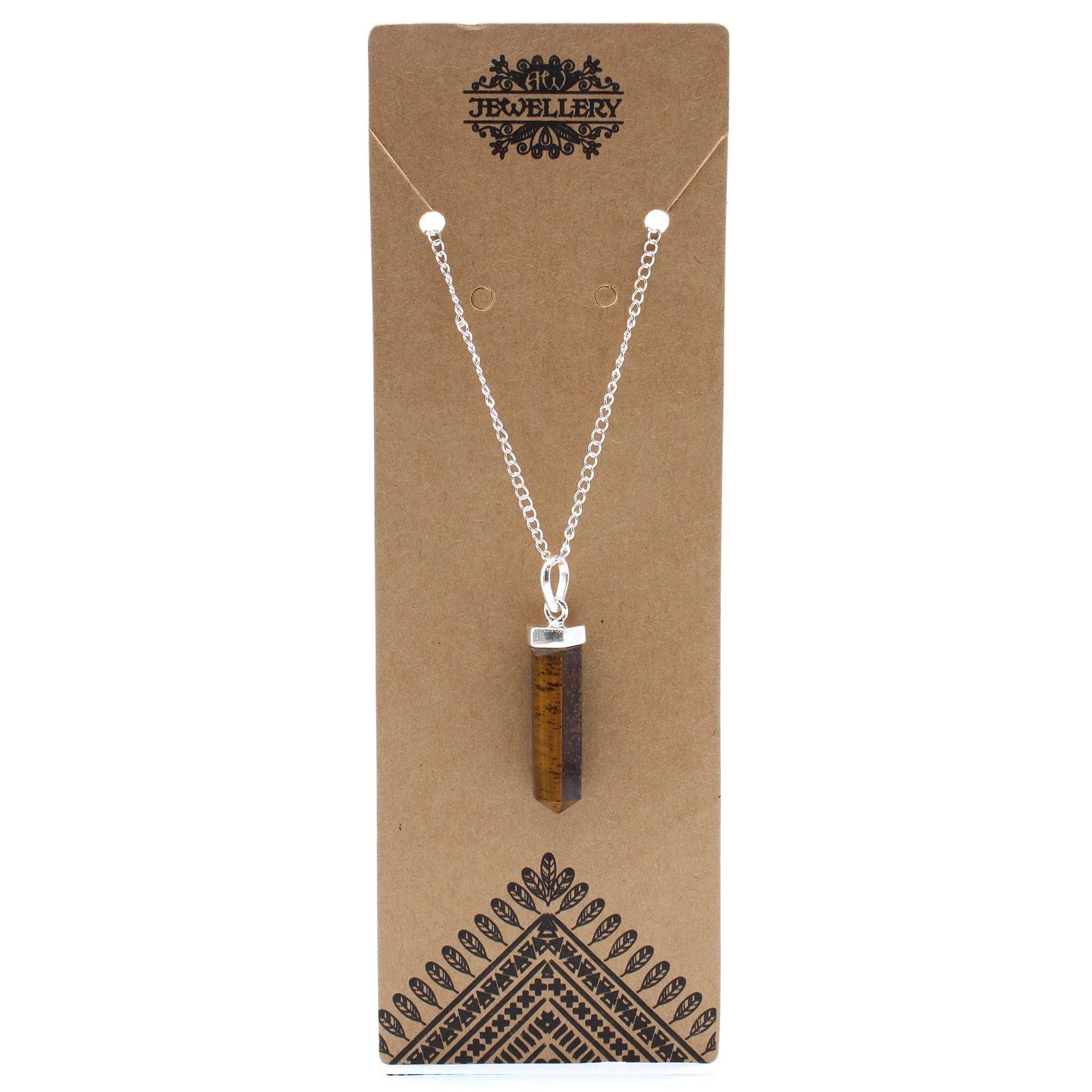 bG9jYWw6Ly9tZWRpYS85Sy9KQy82MFIzMEMxRzZSUktKQzlLLzdjZWM2NmUzLmpwZWc.jpg Gemstone Classic Point Pendant - Tiger Eye - Image 3