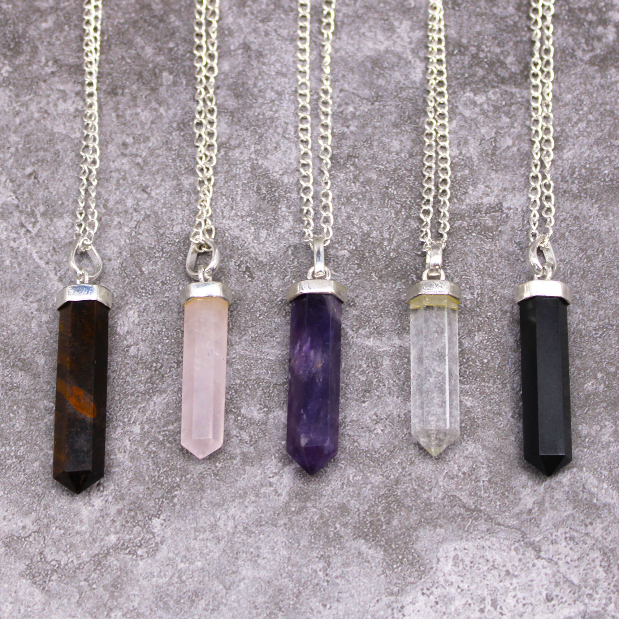 bG9jYWw6Ly9tZWRpYS85Ti9HRS82MFIzMEMxRzZSUktHRTlOL2MxMWE1YTk2LmpwZWc-3.jpg Gemstone Classic Point Pendant - Tiger Eye - Image 6