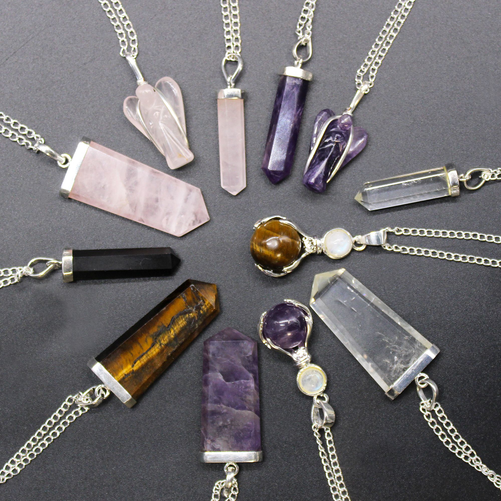 bG9jYWw6Ly9tZWRpYS85US9HRS82MFIzMEMxRzZSUktHRTlRLzkyYTBlNzQwLmpwZWc-11.jpg Gemstone Guardian Angel Pendant - Tiger Eye - Image 5