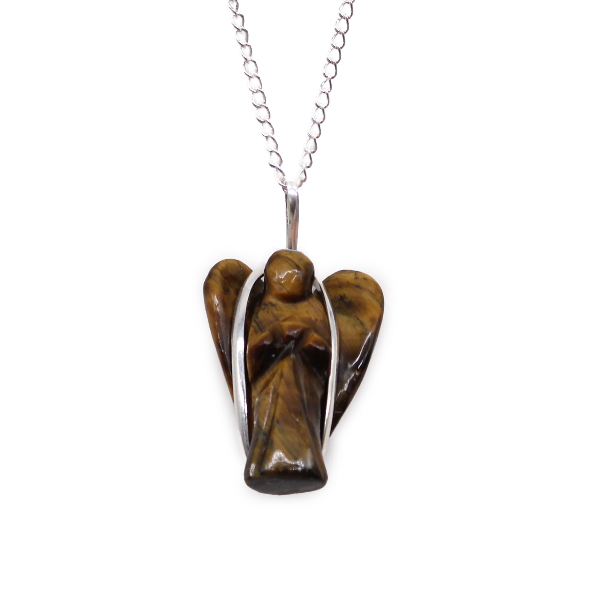 bG9jYWw6Ly9tZWRpYS8xSC8wQy82MFIzMEMxRzZSUzMwQzFILzYzZTZhNTUzLmpwZWc.jpg Gemstone Guardian Angel Pendant - Tiger Eye - Image 6
