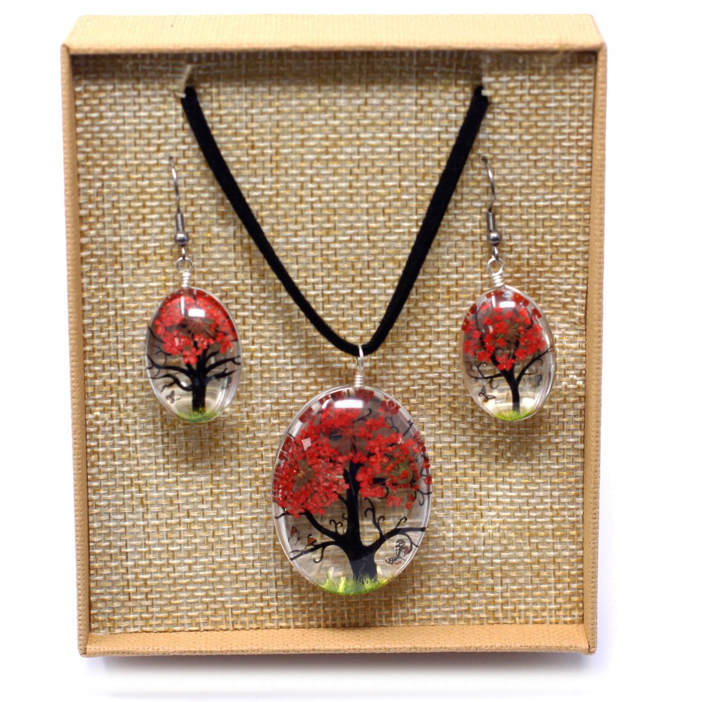 bG9jYWw6Ly9tZWRpYS8xSi9FQy82MFIzMEMxRzZNVDNFQzFKL2ExYjI1Yzg4LmpwZWc.jpg Pressed Flowers - Tree of Life set - Coral - Image 3