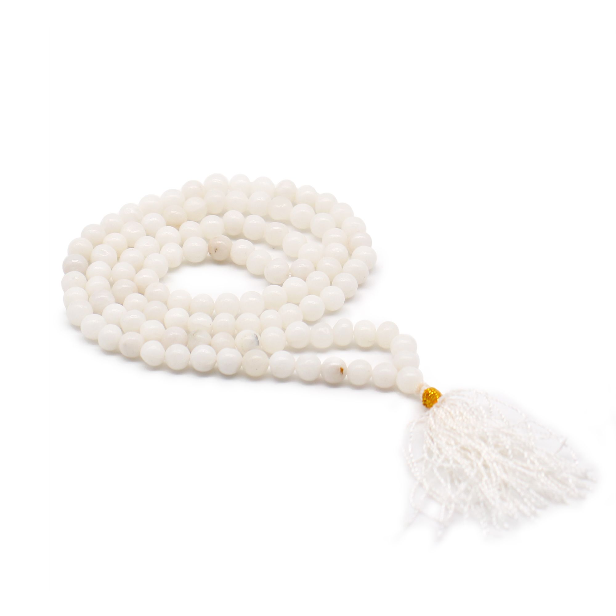 bG9jYWw6Ly9tZWRpYS8xUi84Qy82MFIzMEMxRzY4VDM4QzFSLzY1YzhhNzdhLmpwZWc.jpg 108 Bead Mala - White Quartz - Image 4
