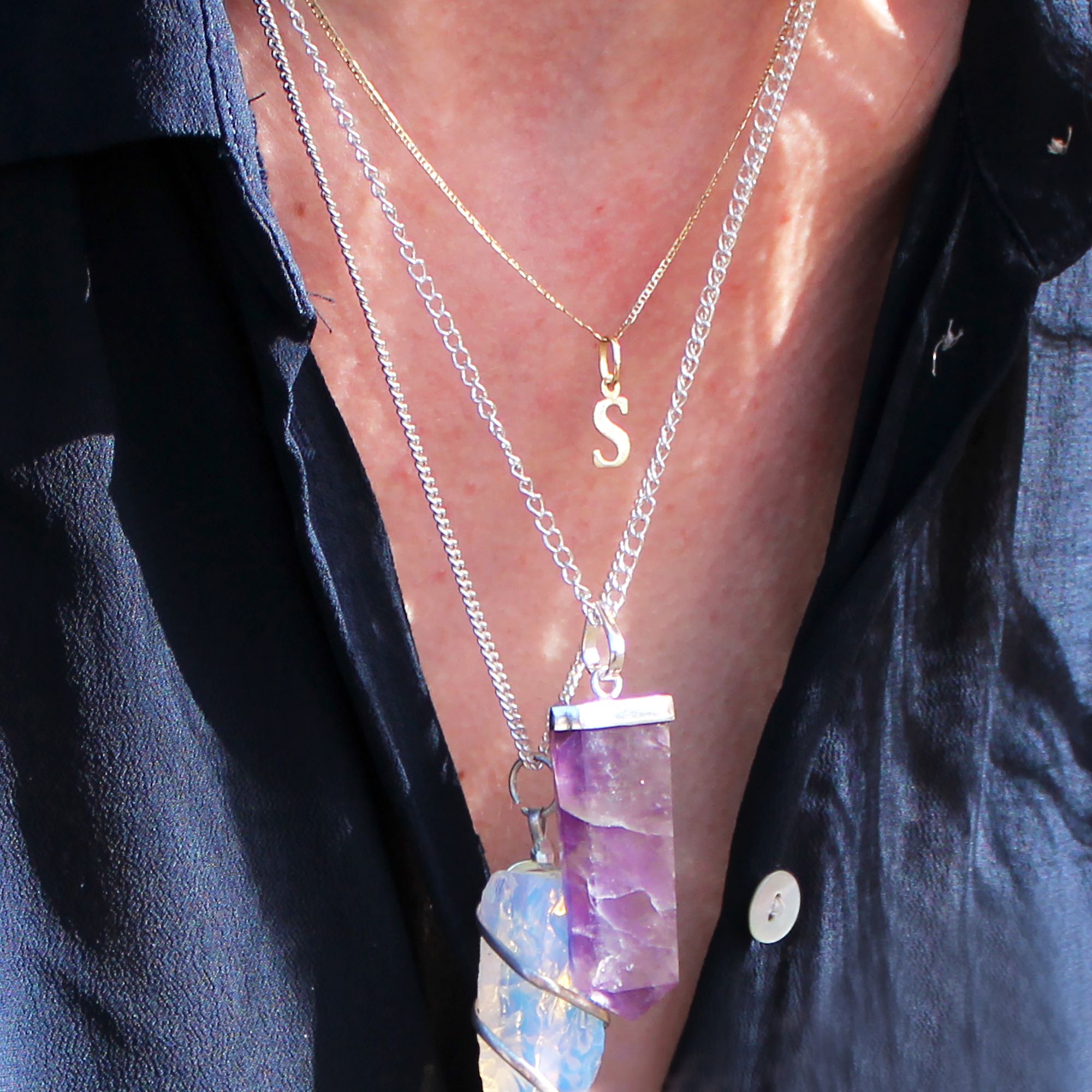 bG9jYWw6Ly9tZWRpYS9TSC9KQy82MFIzMEMxRzZSUktKQ1NILzE2OGQ3YWQzLmpwZWc-3.jpg Gemstone Flat Pencil Pendant - Tiger Eye - Image 2